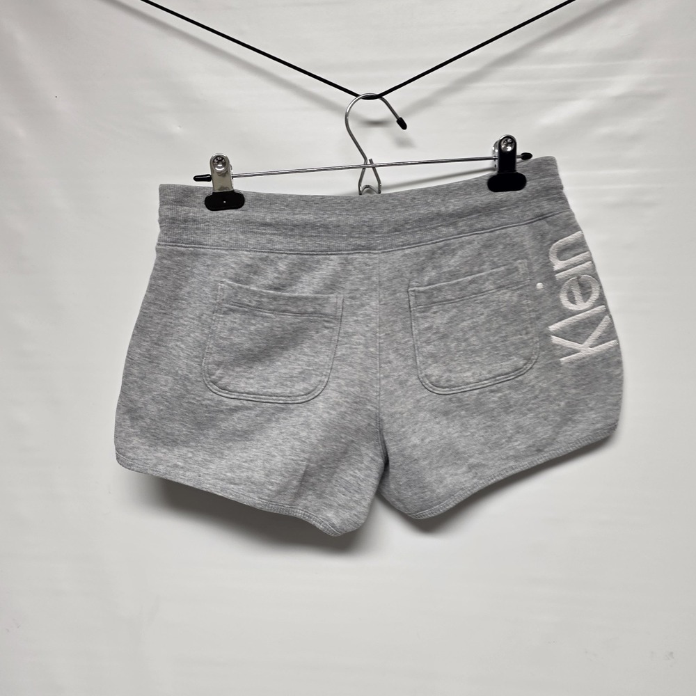 Calvin Klein Performance Women's Quick Dry Logo Cotton Shorts Grey Small - Picture 2 of 9